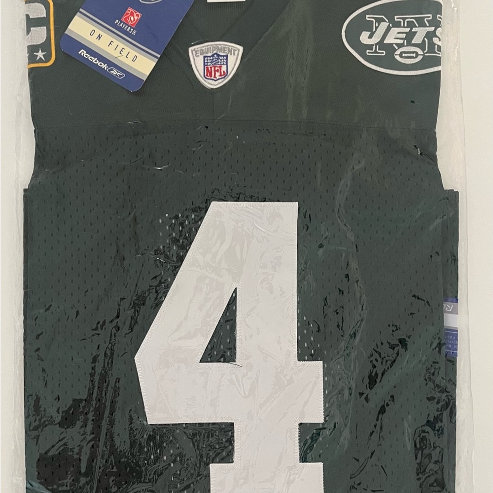 NFL New York Jets Brett Favre #4 Stitched Jersey new with tags Size 50